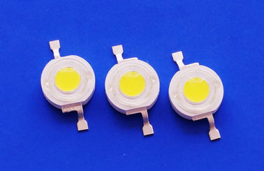 مصباح كهربائي عالي الطاقة 1W أبيض ، مصباح كهربائي عالي الطاقة Chips من Bridgelux أدى إلى 150lm LM -80